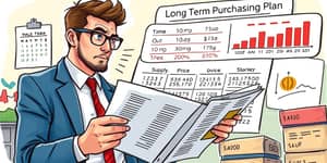 Planeje grandes compras com meses de antecedência