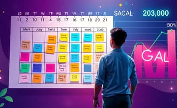 Transforme sonhos em metas com datas e valores