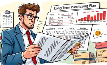 Planeje grandes compras com meses de antecedência