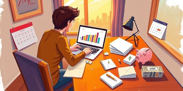 Reorganize o orçamento após imprevistos ou gastos extras