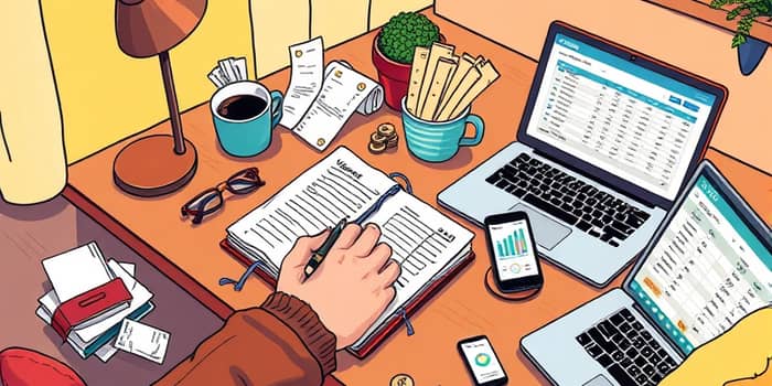 Registre todos os gastos, mesmo os pequenos