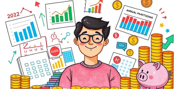 Tenha uma visão anual das suas finanças pessoais
