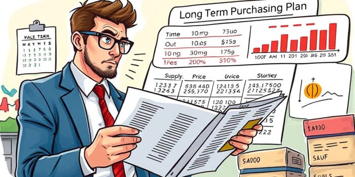 Planeje grandes compras com meses de antecedência